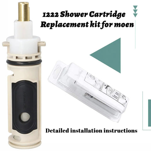 1222 Replacement Cartridge Kit For 1222 And 1222B Cartridges with packaging and installation instructions