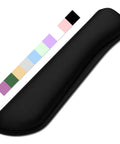 Cozy Memory Foam Keyboard Wrist Rest With Non Slip Base For Comfort And Pain Relief Ergonomic Mouse Pad Rest For Gaming Laptop And Computer Desk Use Cute Black