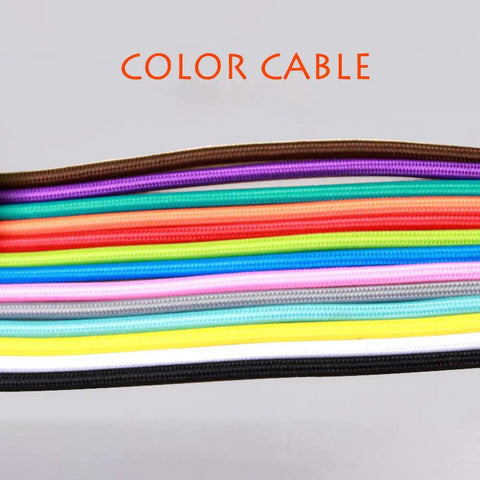 Multicolor cables arranged in layers, visible text 'Color Cable'