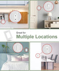 One Gang Decorator Wall Plate Cover 10 Pack for Light Switches and Receptacles Dimmers GFCI USB Outlets White Finish Standard Size 4.52 by 2.75 Inches Easy Install No Fuss in home settings