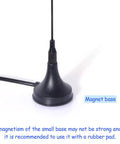 Rad Dual Band Ham Radio Antenna With Magnetic Base For VHF UHF 136-174MHz And 400-470MHz, 8dBi Omni Directional Gain, SMA Female Connector