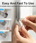 Hands applying Waterproof Sealant Mastic For Wall Holes And Cracks, Multi Purpose Crack Filler Putty for Air Conditioning Holes