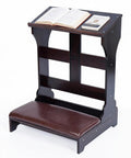 Solid Pine Wood Prayer Bench Kneeler With Cushioned Seat For Home And Church Use Durable Comfortable Kneeling Altar Stool