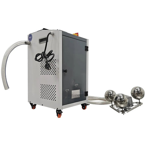 Heavy Duty Oil Water Separator 370W For Coolant Recycling In Machine Shops with stainless steel float head and hose.