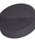 Premium Pro Grade High Purity Graphite Ingot Block 95 To 98 Percent for milling, round 120mm diameter, 30mm thick, top view