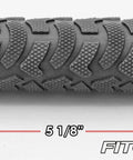 Pink Closed End Rubber Handlebar Grips For Seven Eighth Inch Bars 130mm Long Soft Comfortable Grip For Beach Cruiser Fixie Road BMX Mountain Bikes 22.2mm Fit, close-up of grip texture.