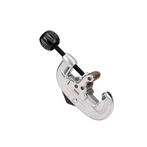 Screw Feed Tubing Cutter For 5/8 To 2 1/8 Inch Tubing With Ergonomic Knob And Foldaway Reamer, ideal for precise cuts