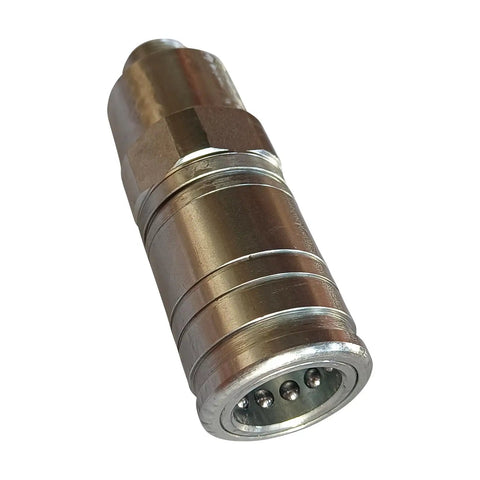 Close-up of Hydraulic Quick Coupler For John Deere Tractor Fits 5B Series JD 5038D OEM Replacement Quick Connect Heavy Duty Direct Fit