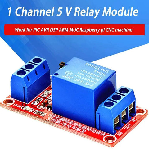 8 Pack 5V Relay Module One Channel Board With Opto Isolation High Or Low Trigger For Arduino And Other Microcontroller Projects