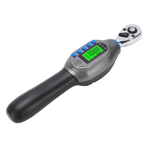 Naroote 1/4in Electric Torque Wrench With Smart Sound And Led Alerts, Ten Preset Modes, Data Storage, Overload Protection For Bikes Cars And 3D Printing Precision Tools, digital display and adjustable settings