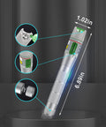 Two-pack Amazon visual fault locator for fiber optic cables with FC/ST/SC/LC interfaces; silver pen-style tester