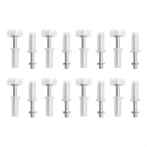 Bi Fold Door Hardware Kit With Top Pivot And Guide Wheels For Closet, Sliding, And Cabinet Doors, Fast Easy Repair, 8 PCS displayed