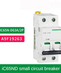 Heavy Duty Miniature Circuit Breaker For Residential And Commercial Wiring Featuring Rock Solid Overload Protection And Short Circuit Safety Air Switch AC Electrical Panel, compact design.
