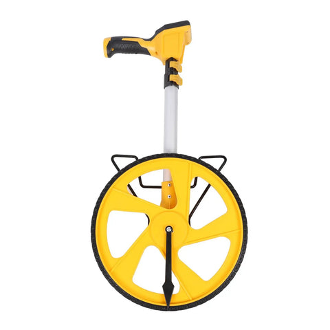 Premium Telescopic Digital Measuring Wheel with backlit LCD, yellow wheel for precision measuring up to 100000 Ft.