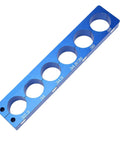 CNC Machined Bike Fork Hub Vise Insert With Aluminum Alloy Solid Frame For Round Part Holding In Home Garage And Commercial Workshop Pro Grade Multi Component Repair Tool For Fork, Hub, And Shock Service, blue 32.3-38 mm