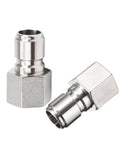 Stainless Steel Female Quick Disconnect FPT One Half Inch Homebrewing Fitting Connector made of durable 304 stainless steel