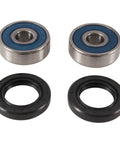 Front Wheel Bearing Kit 25-1684 For Honda GROM 125A 18 Beefed Up Replacement With ABEC 3 High Speed Bearings, Double Lip TC Seals