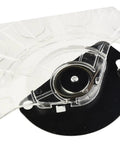 Clear View Aluminum Miter Saw Blade Guard Replacement For Precise Cuts Lower Guard Assembly close-up with transparent design.