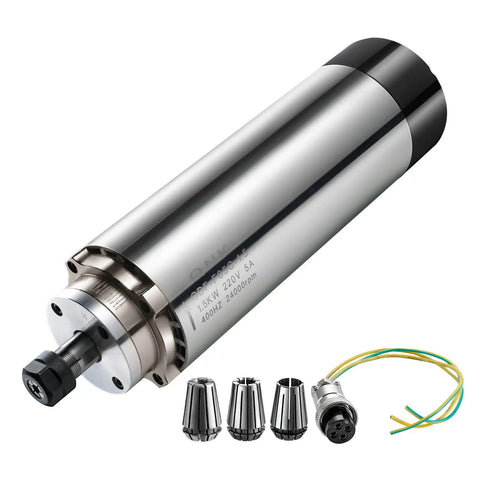 CNC Spindle Motor Kit One Point Five Kilowatt 220V Air Cooled Spindle With VFD Inverter 400Hz 24000RPM ER11 Collet Set