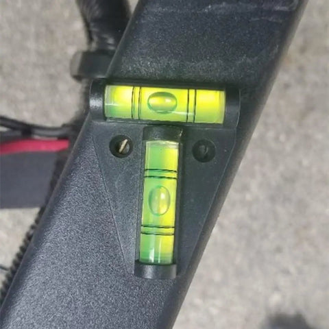 Nailed In Position Kick Ass 4 Pack T Level Bubble Spirit Levels For RV Camper Trailer Cross Check Leveler Aligning Tripods Cameras Woodshop Black Acrylic Construction