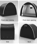 Heavy Duty Outdoor Bike Storage Tent Shed Waterproof Shelter 6.56x4.92x5.58ft Portable Bicycle Shelter with tent views