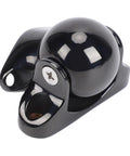 Premium 316 Marine Grade Stainless Steel Magnetic Door Stopper in black, designed to hold doors securely against slamming.