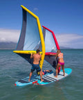 People using Inflatable Wing Foil Sail For Wind Wing Foiling Kitesurfing Windsurfing And Water Play With 2 Square Meter Sail Area
