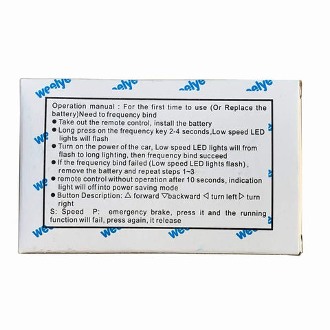 Operation manual for RX30 24V Kids Ride On Car Remote Control Kit shown with instructions on white background