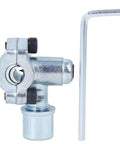 Miskall BVP-31 refrigerator piercing valve kit; metal valve assembly with included L-shaped hex wrench