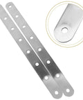Two Pack Stainless Steel Corner Brackets For Tables And Chairs With Quick No Fuss Installation Silver Flat Angle Brace Plates