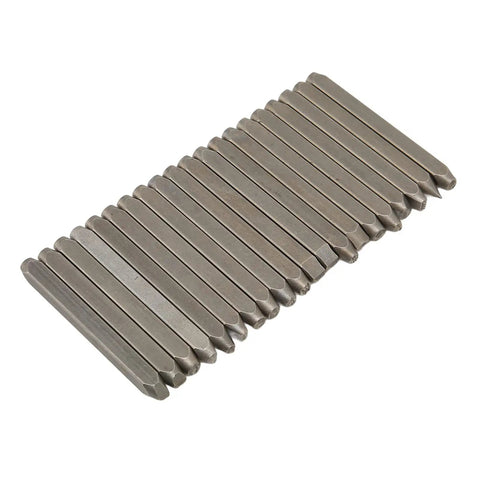 Metal Stamping Kit For Jewelry And Everyday Crafts, 6mm Engraving Tool With Slick Patterns, 20-piece steel kit shown