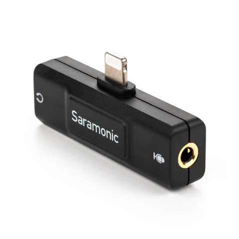 Lightning Audio Interface for iPhone and iPad With 3.5mm TRS and TRRS Mic Input and 3.5mm Headphone Out Ultra Portable Gear