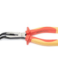 1000 Volt VDE Insulated High Bent Snipe Nose Pliers 8 Inch With Drop Forged Chrome Vanadium Steel And Bi Color Comfort Grip For Electrical Work