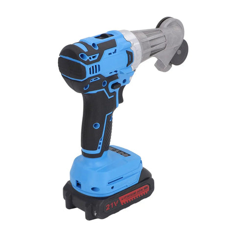 Heavy Duty Cordless Electric Metal Shears With 360 Degree Rotating Head And 2500Mah Battery for efficient metal trimming.
