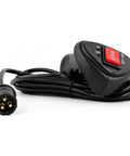 3 Pin Male Plug Electric Winch Remote Controller With 11.48 Foot Connector Cable Easy Install Plug And Play For Atv Utv Off Road Vehicle Black Housing Durable Plastic Build Reliable Performance.