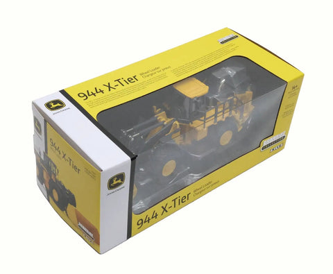 Boxed 944 X Tier Wheel Loader Toy in Prestige Collection 1 to 50 Scale with Working Boom and Pivoting Bucket Clear Cab Windows