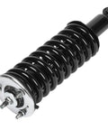 Complete Strut Spring Assembly Shock Absorber for Nissan Frontier 2005 to 2014, front view, featuring coil spring and mounting plate