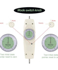 Handheld Force Gauge NK20 Analog Push Pull Gauge With One Percent Accuracy Portable Pro Grade Precision Measuring Instrument For Experiments Electronics Auto Parts And Industrial Testing showing mode switch knob