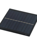 Rugged 5W USB Solar Panel With Monocrystalline Silicon Portable Charger for 3.7V-5V Batteries, garden lights, DIY projects.