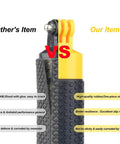 Comparison of Floating Hand Grip With Mini Tripod Stand For Action Cameras showing material differences.