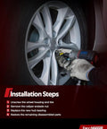 Installation of Front Wheel Hub Bearing Assembly 513266 Replacement For Hyundai Santa Fe and Kia Sorento