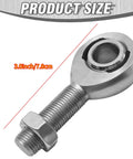 Heavy Duty Half Inch Heim Joints Rod End Kit With Jam Nuts Left And Right Hand Threads Precision Machined For Cars Motorcycles ATVs Boats Built Tough Corrosion Resistant Hard Chrome Coated For Smooth Movement, 3.0in