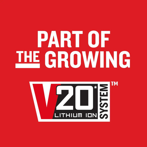 V20 Cordless Buffer Polisher For Car Detailing, 10 Inch Orbital Polisher With Splash Guard logo, part of the V20 System