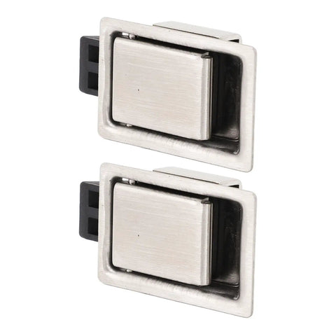Heavy Duty Commercial Grade Stainless Steel Flush Mount Paddle Handle Lock Pair, Built Like A Tank Truck Toolbox Latch With Hella Fast Installation For Trucks And Trailers