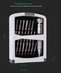 Compact Precision Screwdriver Set For Electronics 22 In 1 Mini Kit with magnetic bits and extendable handle in a portable case