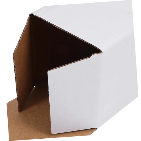 White Corrugated Small Mailer Boxes Pack 10 Lightweight Shipping Boxes For Packaging And Mailing Durable Cardboard Boxes