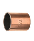 15Mm Inner Diameter X 17Mm Outer Diameter X 20Mm Long Oilless Sleeve Bearing Carbon Steel Bronze Bushing close-up view.