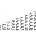 Stainless Steel Micro Compression Springs Kit 20 Pieces 0.5mm Wire Diameter 5mm Outer Diameter 10mm to 50mm Length Range displayed