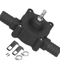 Heavy Duty Electric Drill Oil Pump For Fast Water Transfer Self Priming High Capacity fluid siphon tool with ABS shank and clamps.