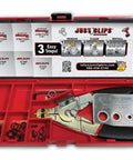Just Clips Snap Ring Tool Kit With Clips And O Rings Snap Ring Pliers And Pro Grade Patented ClipKey in red case